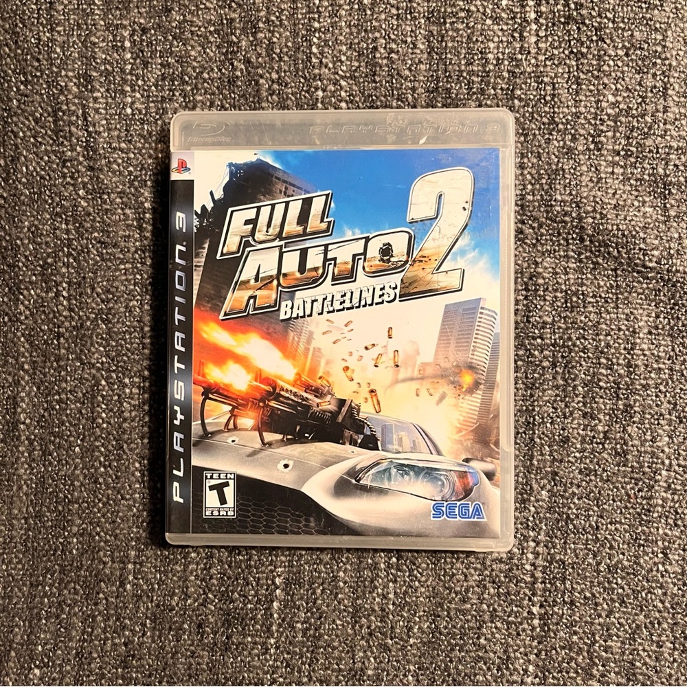 Full‎ Auto 2 Battlelines Sony Playstation 3 PS3 Game Complete